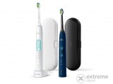 Philips Sonicare ProtectiveClean Series 5100 HX6851/34 szónikus elektromos fogkefe, sötétkék+fehér