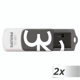Philips Vivid 32 GB USB A 3.2 Gen 1 (3.1 Gen 1) Szürke, Fehér pendrive