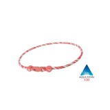 Phiten RAKUWA AQUA TITAN X30 nyaklánc piros-fehér 55 cm