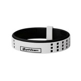 Phiten Rakuwa Titán duo karkötő  fehér-fekete 15 cm