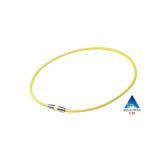Phiten RAKUWA X10 MG nyaklánc sárga 45 cm
