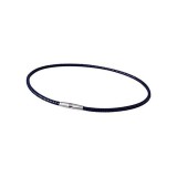 Phiten Rakuwa X50 High-End III. Bőrhatású nyaklánc 50 cm kék