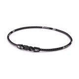 Phiten Rakuwa X50 nyaklánc fekete 45 cm