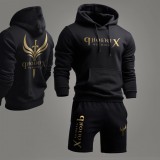 Phoenix warrior pulóver + rövidnadrág (fekete)