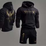 Phoenix warrior pulóver + rövidnadrág (fekete)