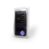 PHONEMAX Clear View Huawei P10 Lite oldalra nyíló tok HCF sötétkék