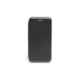 PHONEMAX Smart Diva fliptok iPhone 13 Pro Max oldalra nyíló tok ívelt sarkokkal fekete