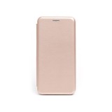 PHONEMAX Smart Diva fliptok Xiaomi Redmi Note 12 Pro oldalra nyíló mágneses telefontok ívelt sarkokkal rose gold