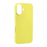 Phoner Apple iPhone 16 szilikon tok, szilikon tok, sárga