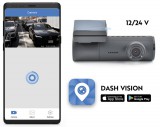 Phonocar VM442 menetrögzítő kamera 2K felbontás, Wi-Fi, GPS, 64GB microSD, kompakt kivitel