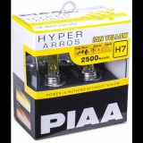 PIAA Hyper Arros Ion Yellow 2500KK H7 - meleg sárga fény 2500K extrém körülmények közötti használatra (HE-993Y)