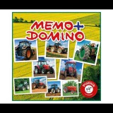 Piatnik Traktorok Memória/Dominó játék  (659492) (659492) - Társasjátékok