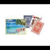 Piatnik Vízálló Plasztik Römikártya Happy Holiday 2x55lap (237133) (237133) - Kártyajátékok