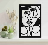 Picasso ihlette falikép fából