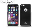 Pierre cardin Apple iPhone 6 Plus alumínium hátlap - fekete