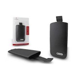 PIERRE CARDIN SLIM tok bőr hatású univerzális fekete (H10-1) (H10-1)