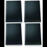 Pigna Monocromo PPL 80lapos A4 kockás füzet többfajta (P1111-0763)