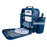 Piknik hátizsák 4 személyre, hűtős rekesszel