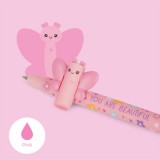 Pillangó, radírozható zselés toll pink tintával (LEGAMI - STATIONERY - You are Beautiful, 0.7 mm)