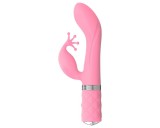 Pillow Talk Kinky - akkus, 2 motoros G-pont vibrátor (pink)