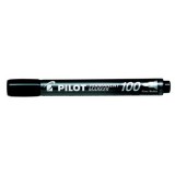 PILOT "Permanent Marker 100" 1 mm kúpos fekete alkoholos marker