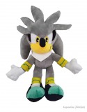 Pingce Trading Co. Ltd. Szürke Silver Sonic jellegű plüss akasztóval 14 cm