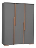 Pinio Snap Dark Grey 3 ajtós szekrény