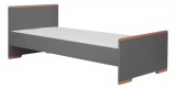 Pinio Snap Dark Grey ifjúsági ágy 200x90 cm