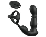 PipeDream Anal Fantasy Ass-Gasm - forgó fejes anál vibrátor péniszgyűrűvel (fekete)