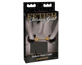 Pipedream Fetish Fantasy Gold - plüss bilincs (fekete)