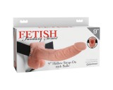 PipeDream Fetish Strap-on 9 - felcsatolható dildó (natúr)