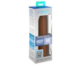 PipeDream X-TENSION Elite - méretezhető nyitott péniszköpeny (sötét natúr)