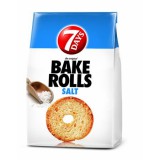 Pirított kenyérkarika, 80 g, 7DAYS Bake Rolls, sós (KHK623)