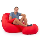 Piros ALL IN Kültéri XXL Babzsákfotel Garnitúra