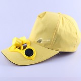 Piros Napelemes Solar Baseball Sapka Beépített Napenergiával Töltődő LED Fényekkel