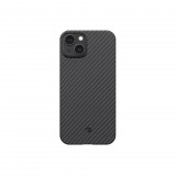 Pitaka MagEZ Case 3 Twill 1500D Apple iPhone 14 Plus MagSafe rögzítéssel fekete szürke (126914) (PI126914) - Telefontok