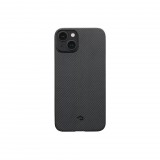 Pitaka MagEZ Case 3 Twill 600D Apple iPhone 14 Plus MagSafe rögzítéssel fekete szürke (126918) (PI126918) - Telefontok