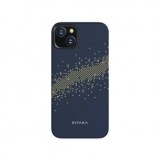 Pitaka MagEZ Case 4 StarPeak - Milky Was Galaxy Apple iPhone 15 MagSafe rögzítéssel kék (129436)