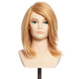 Pivot Point Anna vállas szőke szemléltetőfej humán hajjal, 20-30 cm