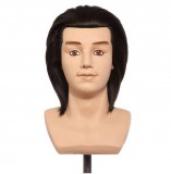 Pivot Point Antonio vállas szemléltetőfej humán hajjal, 20 cm