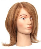 Pivot Point Britney szemléltetőfej humán hajjal, 20 cm