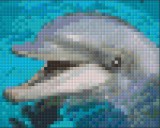 PIXELHOBBY Pixel szett 1 normál alaplappal, színekkel, delfin (801001)