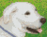 PIXELHOBBY Pixel szett 1 normál alaplappal, színekkel, kutya, labrador (801303)