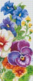 PIXELHOBBY Pixel szett 3 normál alaplappal, színekkel, virágok (803027)