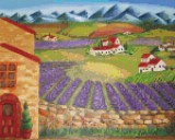 PIXELHOBBY Pixel szett 9 normál alaplappal, színekkel, levendula mező (809327)