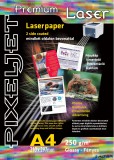 Pixeljet Lézer fotópapír 250g, A4, 210x297 mm, fényes, 250 lap