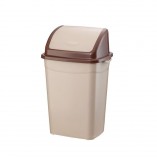 Planet Billenőfedeles szemetes kuka, műanyag, barna, 9 L