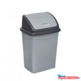 Planet Szemetes kuka billenő fedéllel műanyag 50 literes szürke UP122-002