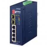 Planet Technology Corp. Planet IFGS-624PTF 4+2-port Gigabit Ipari Switch (IFGS-624PTF)