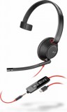 Plantronics Poly Blackwire 5210 (USB Type-C) Vezetékes Mono Headset - Fekete